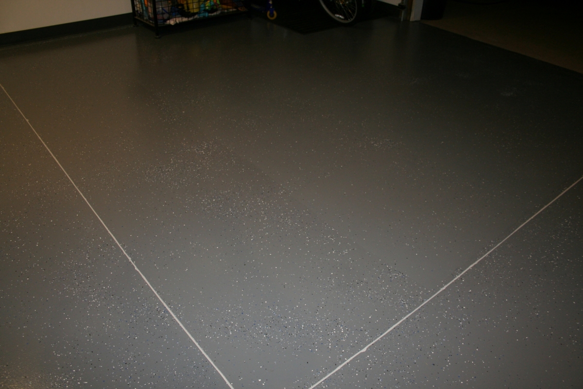 Epoxy garage floor coating